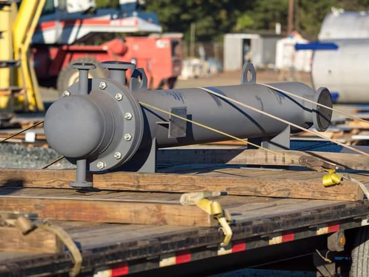 Fabricated industrial vessel