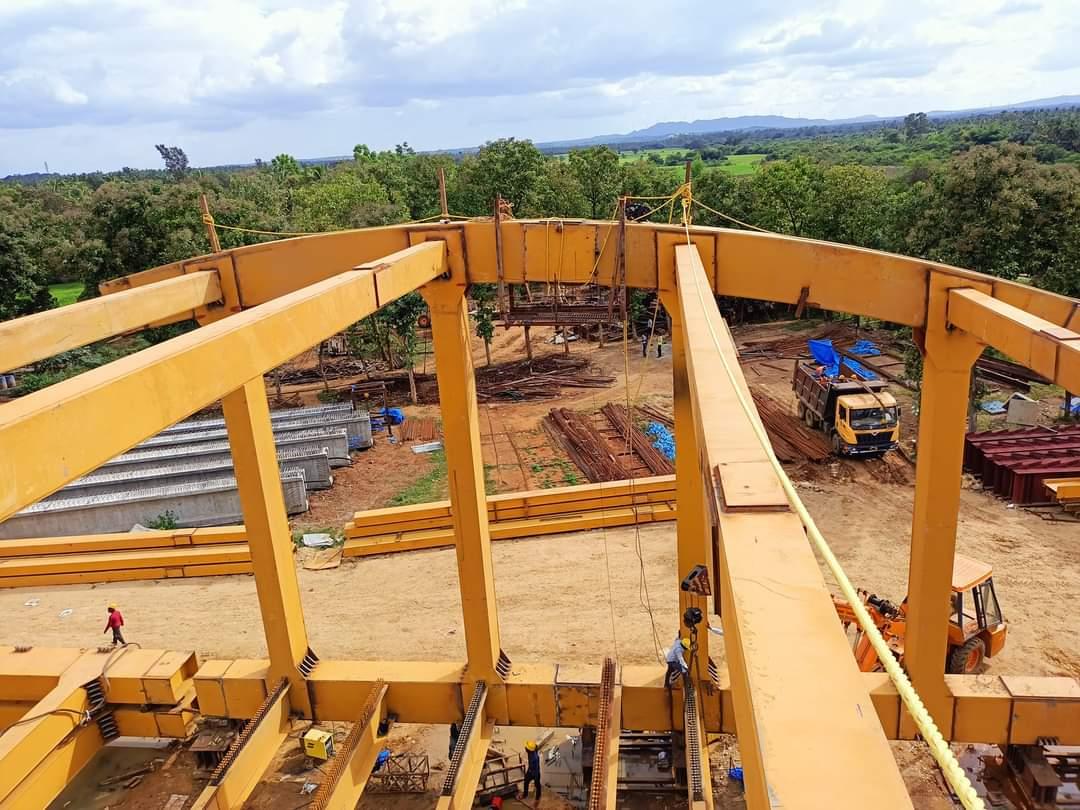 Industrial construction steelwork