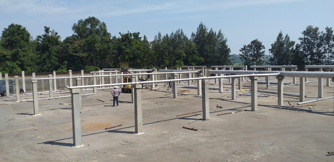 Steel structure and platform