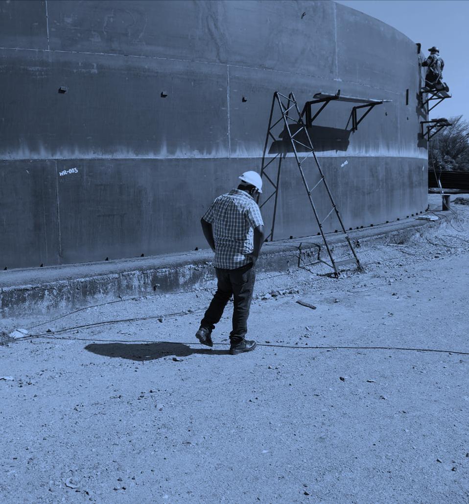 Tank surface preparation