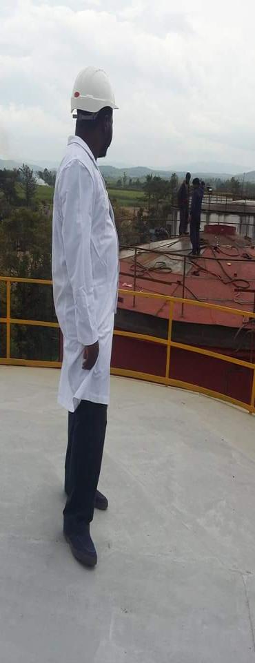 Industrial coating work