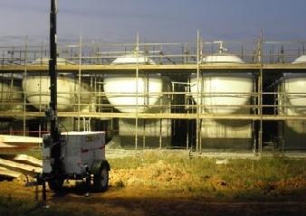 Pressure vessel installation