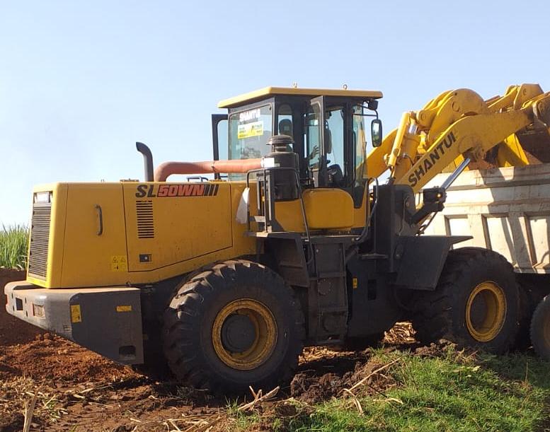 Heavy machinery on site