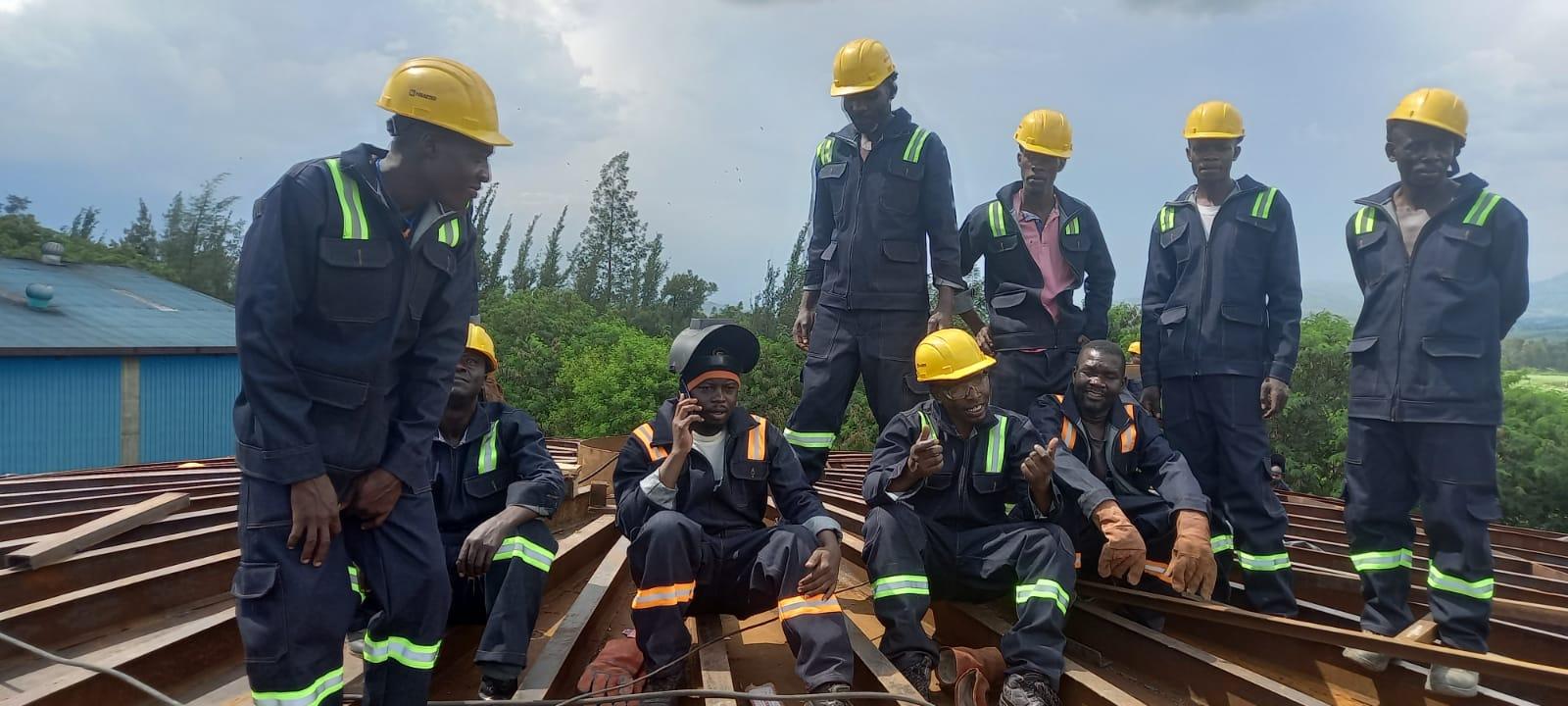 GEE project team on site
